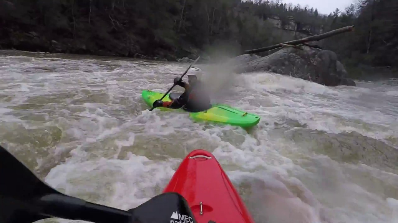 Kayaking Clear Creek in Tennessee level 2,000 cfs at Lilly. Lilly to Nemo section