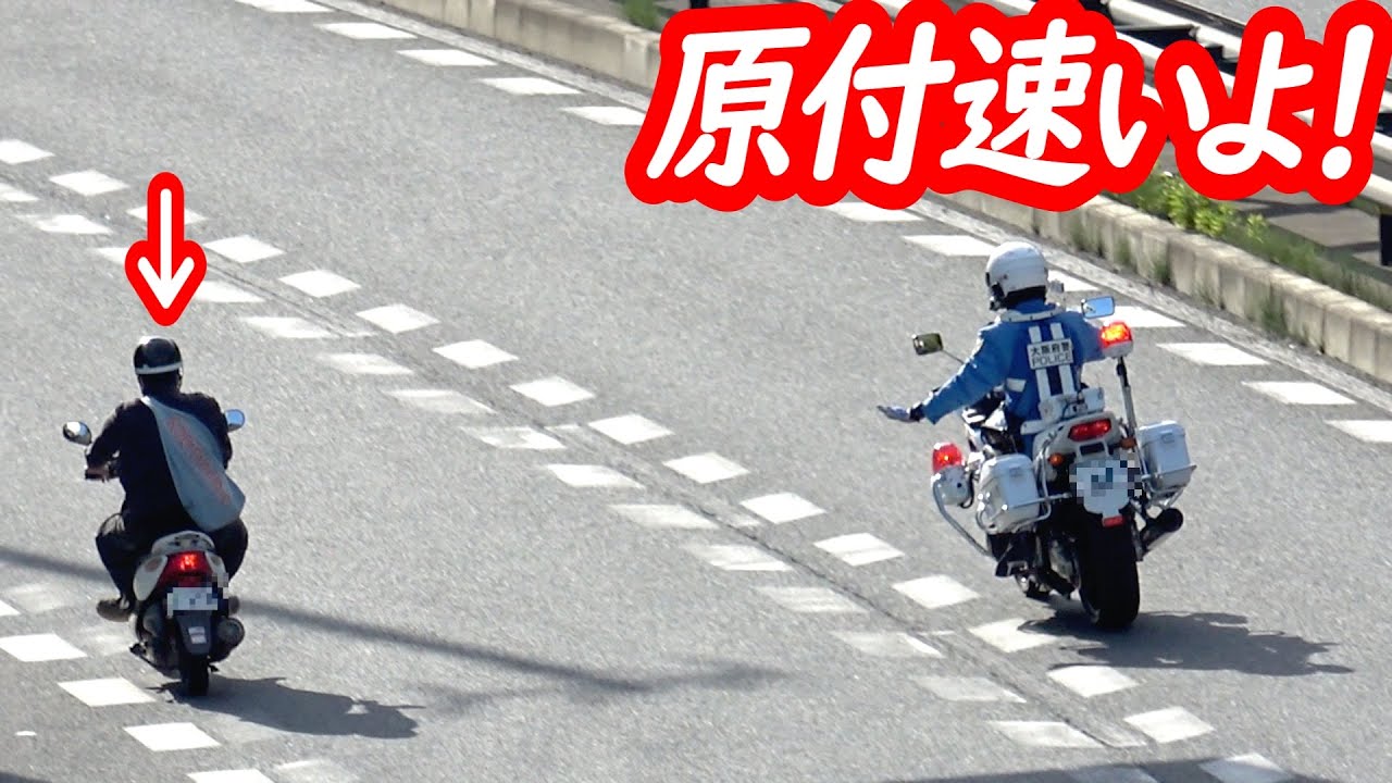 ついにやったぜ！バレまくり撃沈の白バイがレクサスを検挙！【白バイによるスピード違反取り締まり】