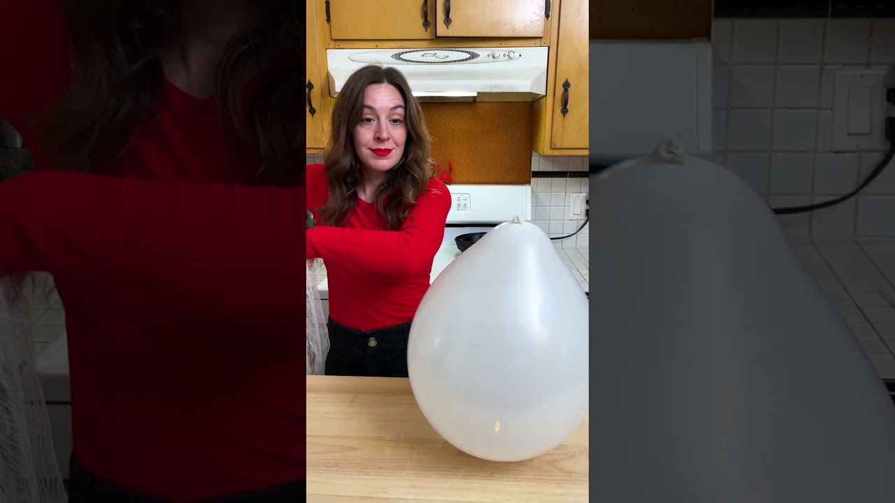 👻 Floating Glowing Balloon Ghost! #crafting #halloweendecor #balloons