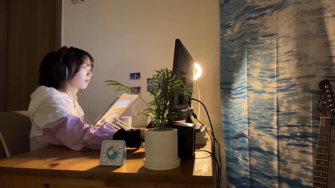 🕺편한 옷 입고 3시간 같이 공부해요 3hour study with me | 백색 소음 | 뽀모도로 🕺