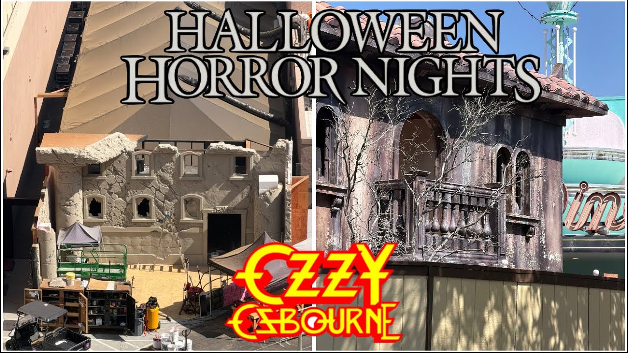 НОВЫЙ дом с привидениями Оззи Осборна на Halloween Horror Nights 2026! Universal Studios Hollywood