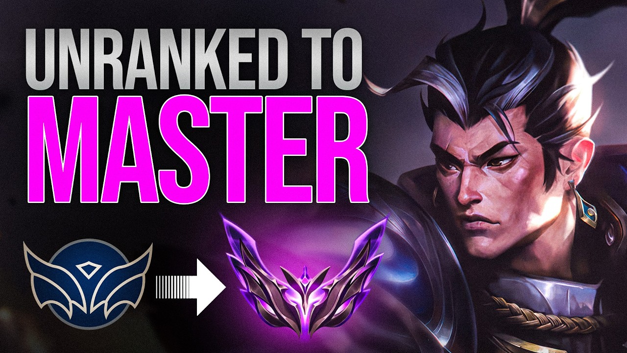 Unranked to MASTER with Xin Zhao 🔥How to Climb in Every Elo