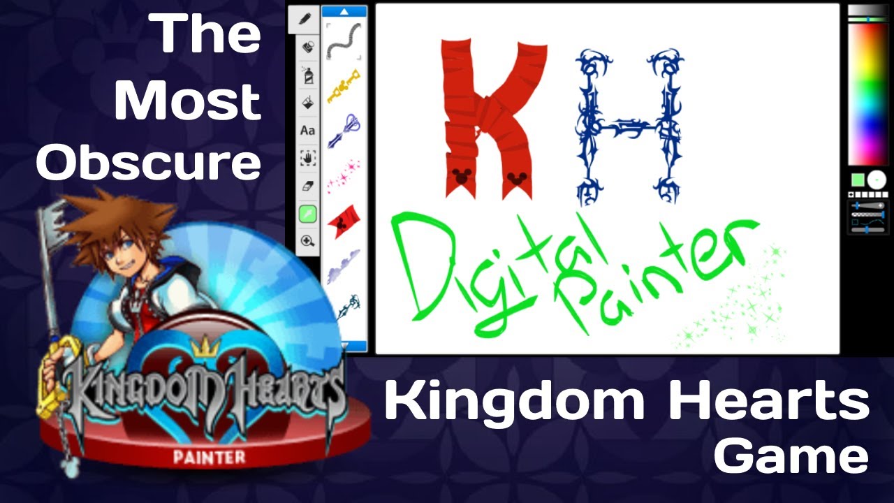 The Most Obscure Kingdom Hearts Game: Digital Painter