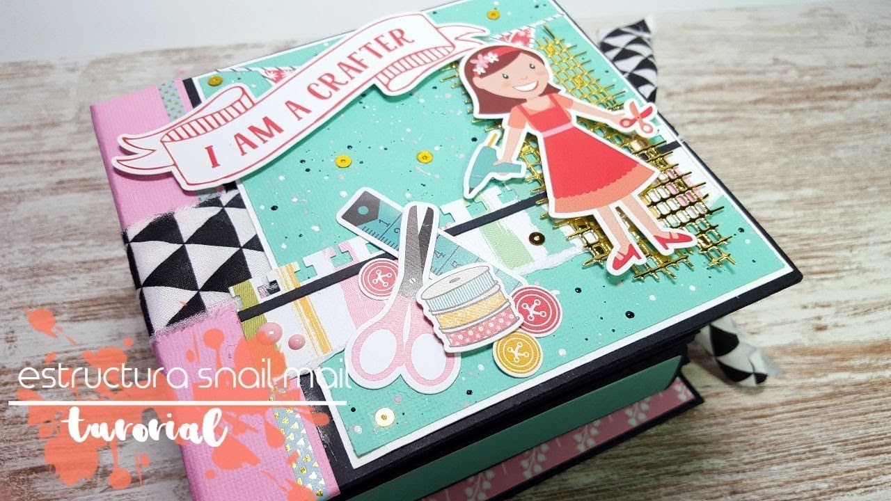Estructura Snail Mail 🐌✉️💼 (caja viajera)| tutorial 📦🌏