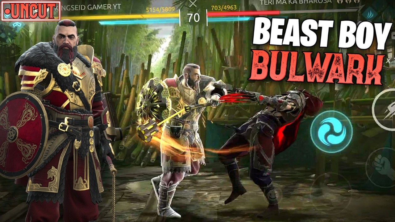 Using Shield In Shadow Talent 🔥| Bulwark Is In Destruction Mode 💀 | Shadow Fight 4 Arena