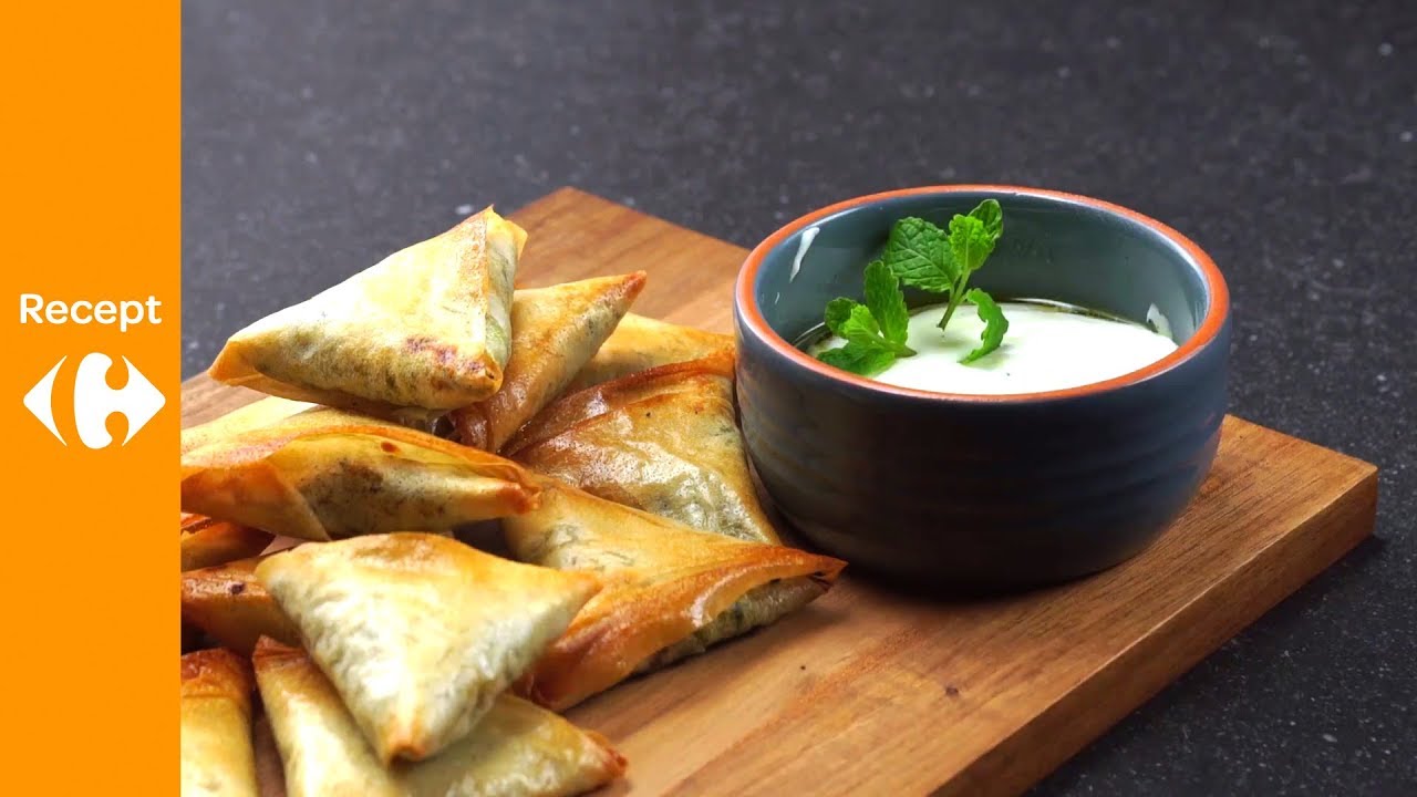 Slim koken: Samosa van rundsvlees, erwtjes en munt
