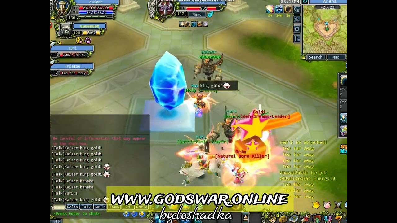 Godsarena Oylmpia Server - ItsMakii 