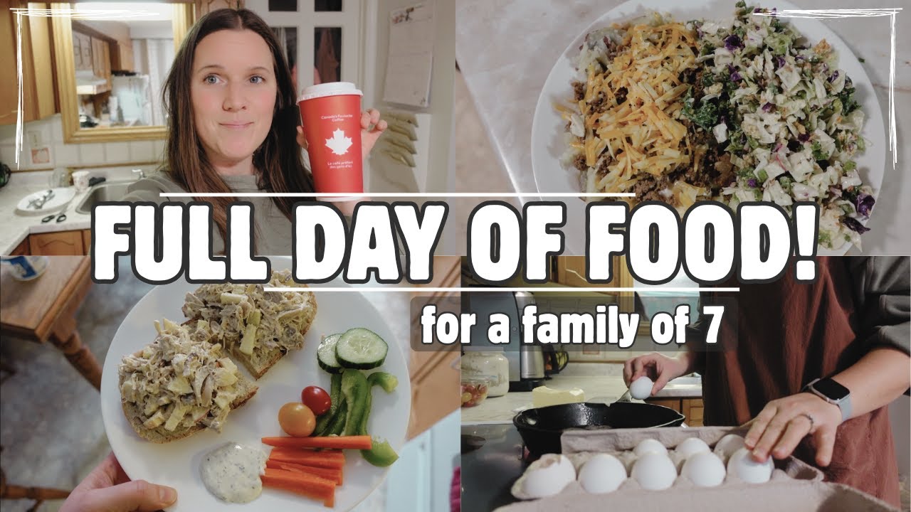 WHAT WE EAT IN A DAY! | BREAKFAST, LUNCH, & DINNER MEAL PREP