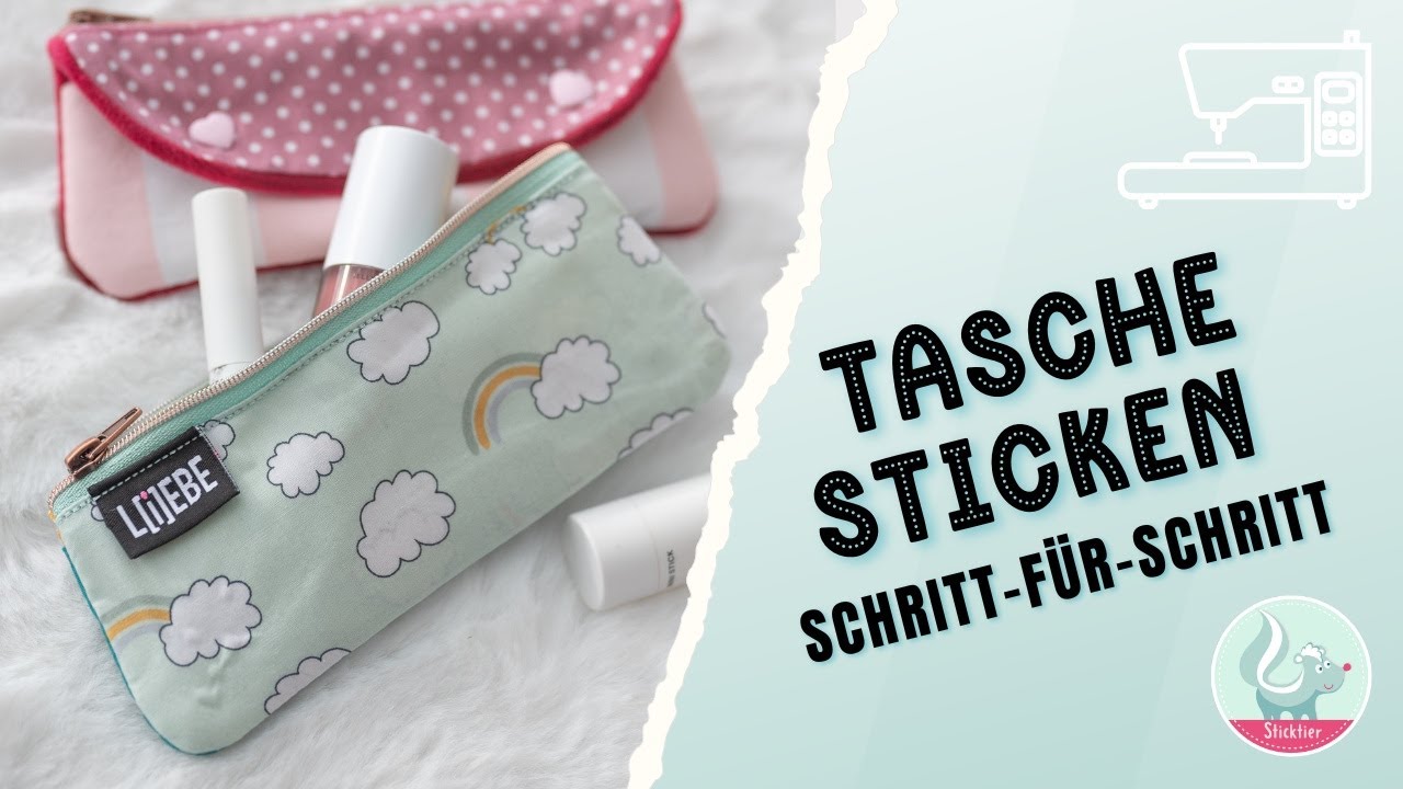 Tasche sticken - Schritt-für-Schritt mit deiner Stickmaschine