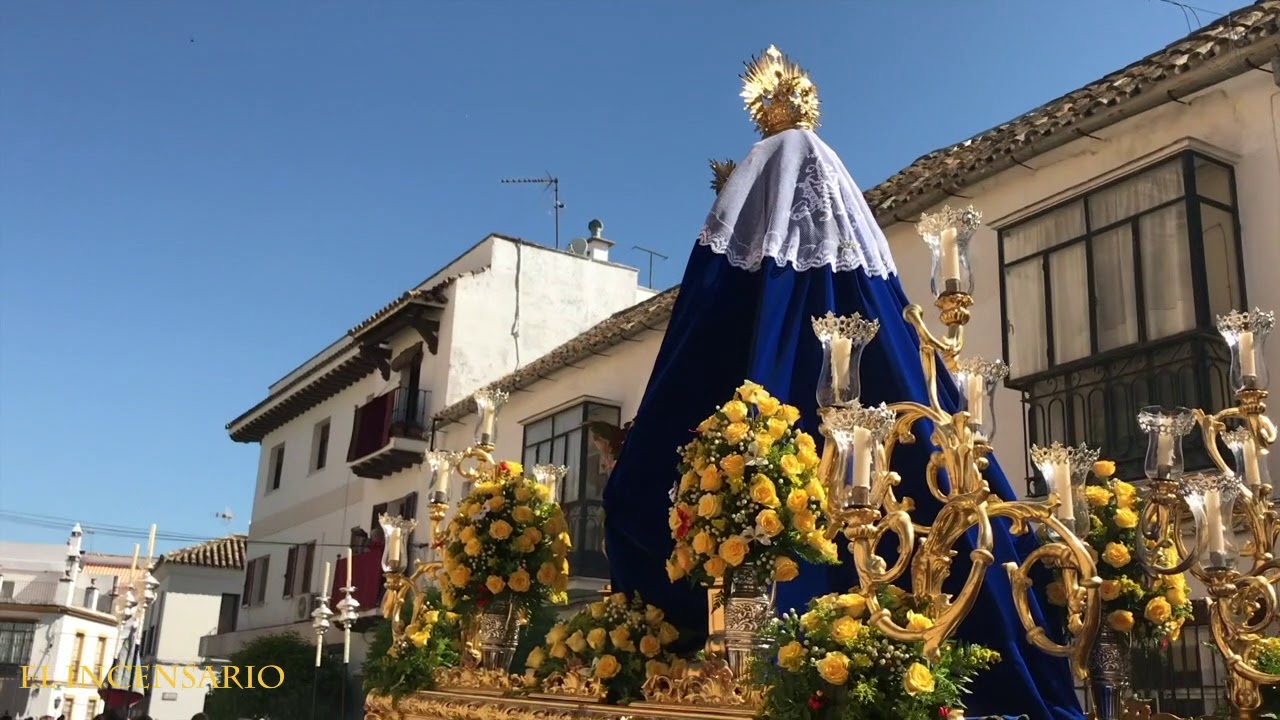 El Incensario 2018, Banda de Música Municipal Arahal acompaña a Virgen del Rosario de Bornos.