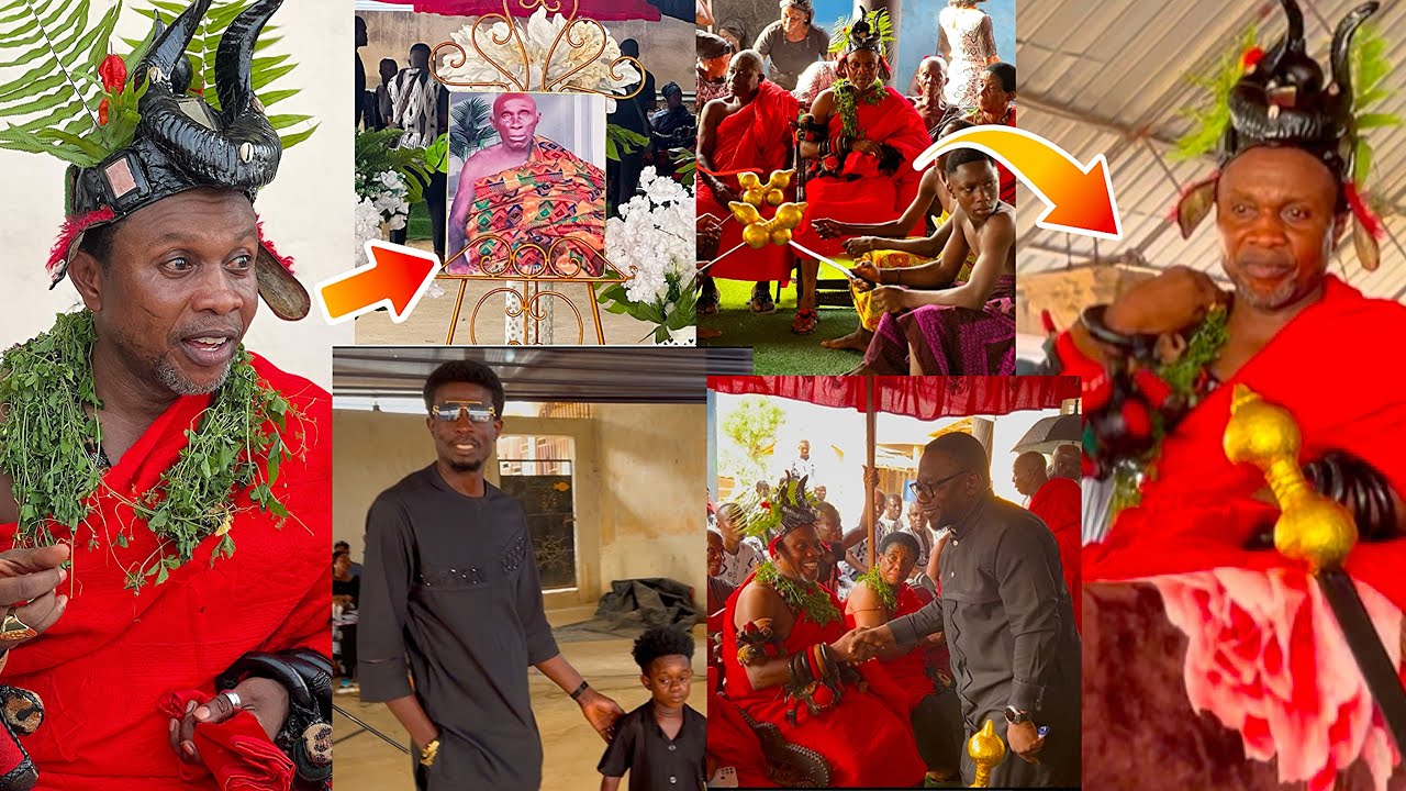 Bediide,Rev James,Gentle Storm Asaaman As Kaakyire Kwame Appiah Mourns Grandfather Nana Peter Offeh