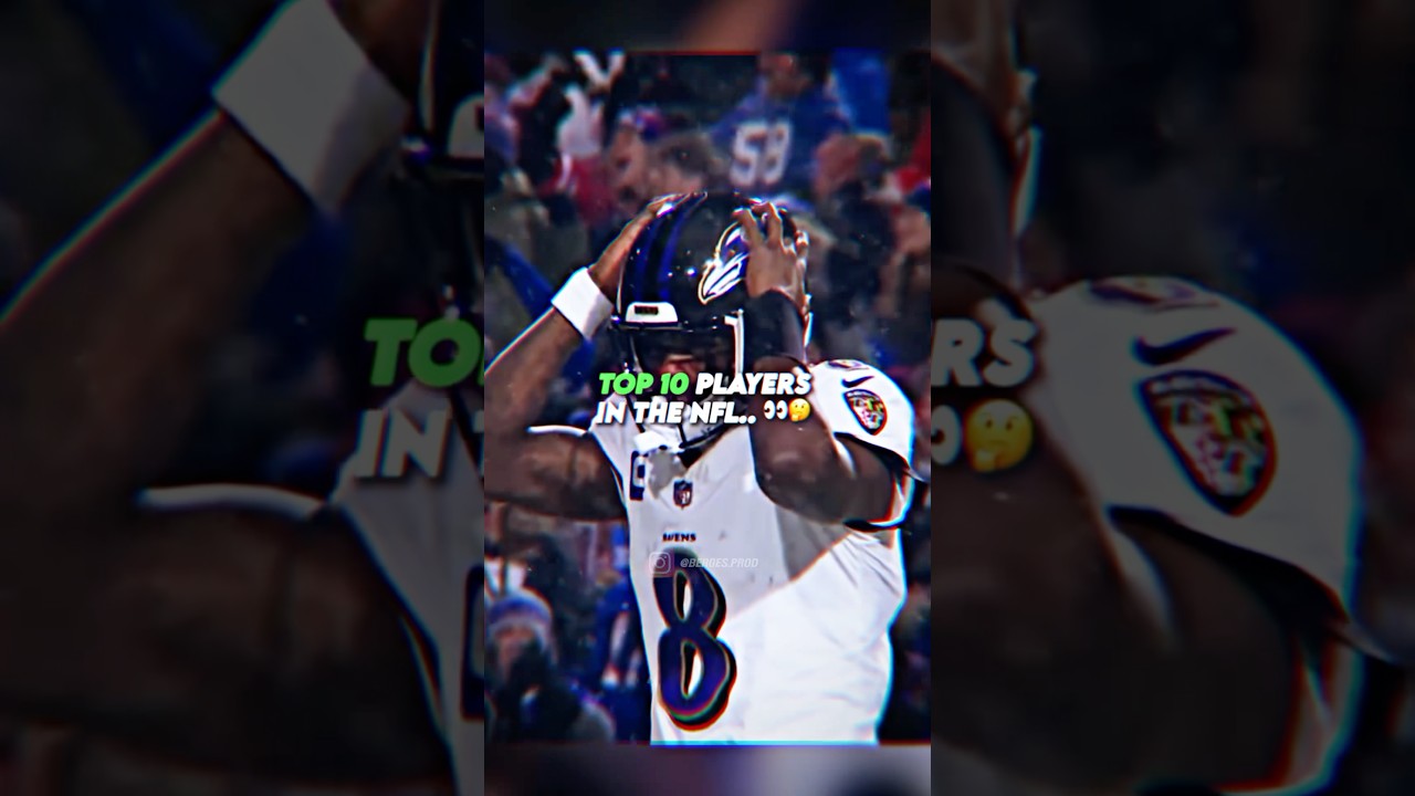 Top 10 players in the NFL 🤔👀 #shorts