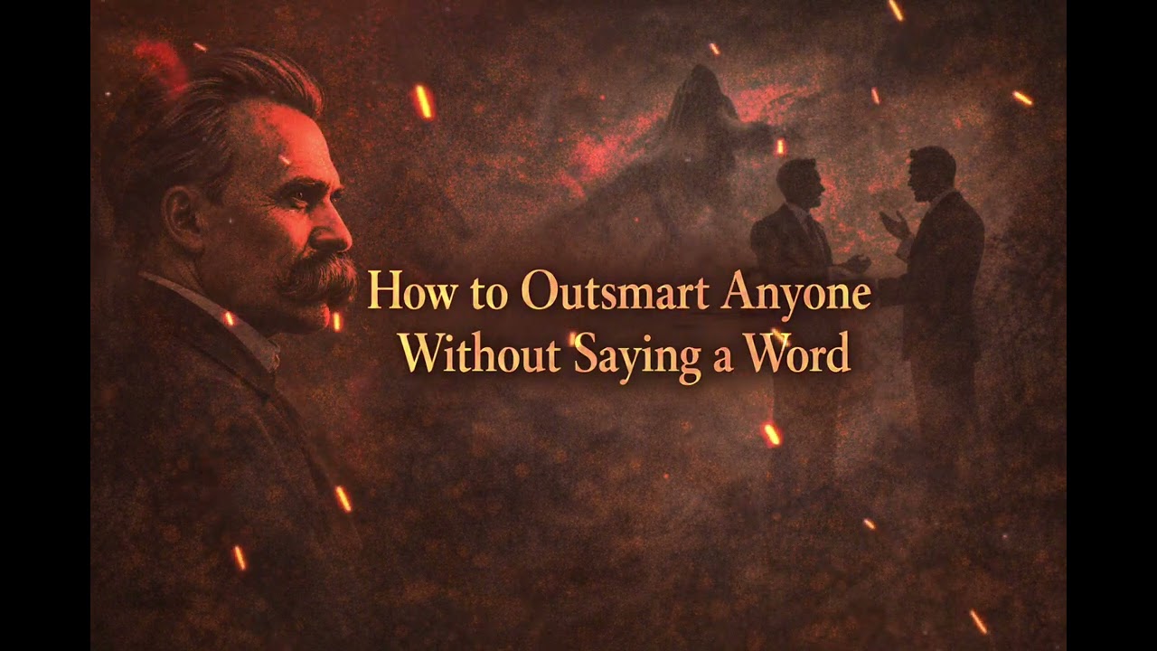 How to Outsmart Anyone Without Saying a Word | Nietzsche on Power, Silence & Self-Mastery