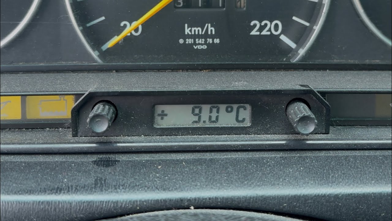 W201 190er Außentemperatursensor reparieren