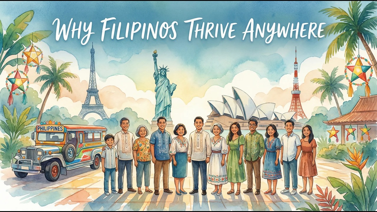 Why do filipinos thrive anywhere in the word
