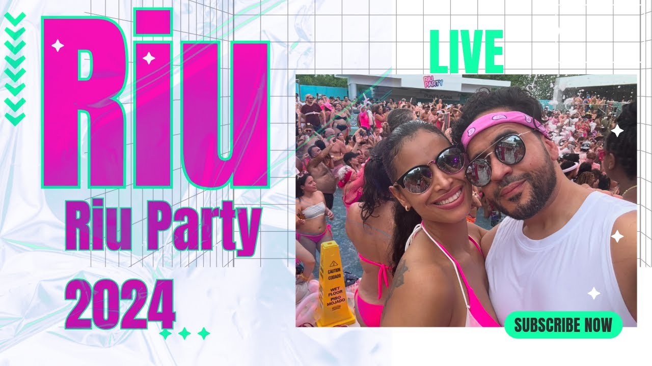 Riu palace hotel pool Party- Punta Cana, DR 2024