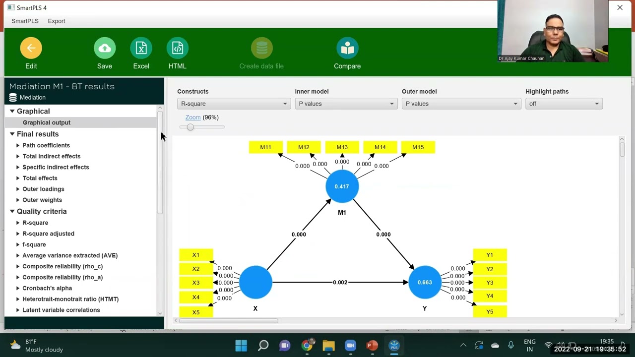 Mediation In SmartPLS 4
