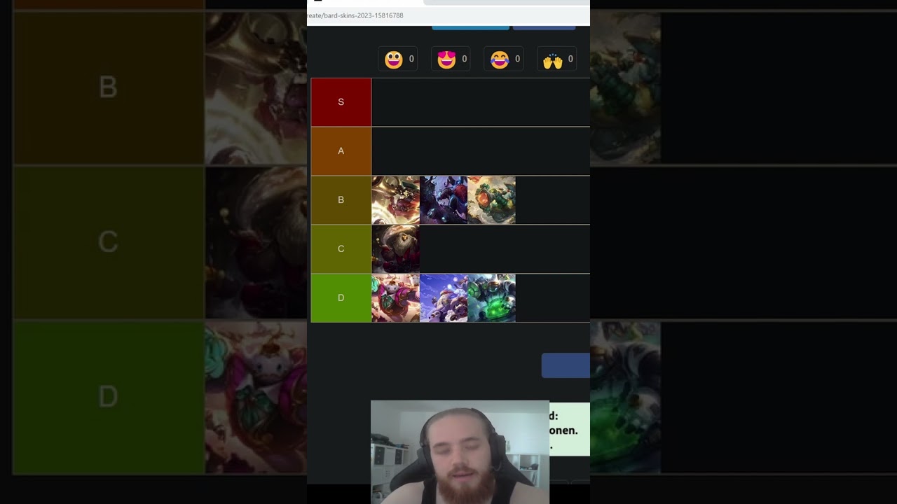 Bard skin tierlist