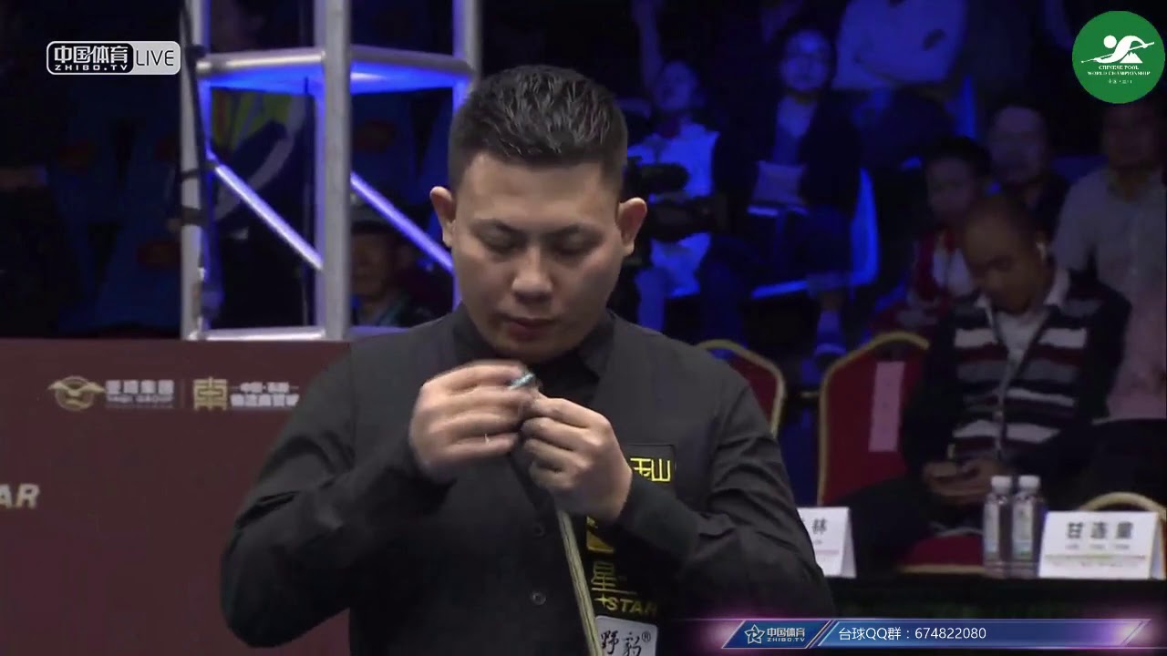 Zheng Yubo (CHN) VS Chris Melling (GBR) - Mens Final - S2 - CCTV5 - Chinese Pool World Championship