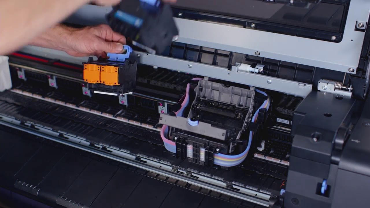 How to replace the Printhead of a Canon iPF PRO series Large Printhead