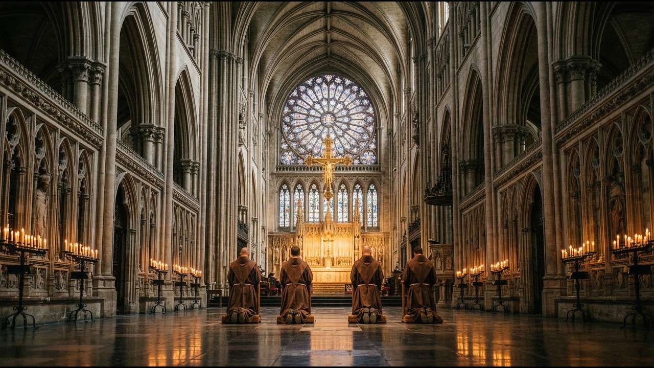 Restore Your Soul: 432Hz Gregorian Chants in Gold ⛪