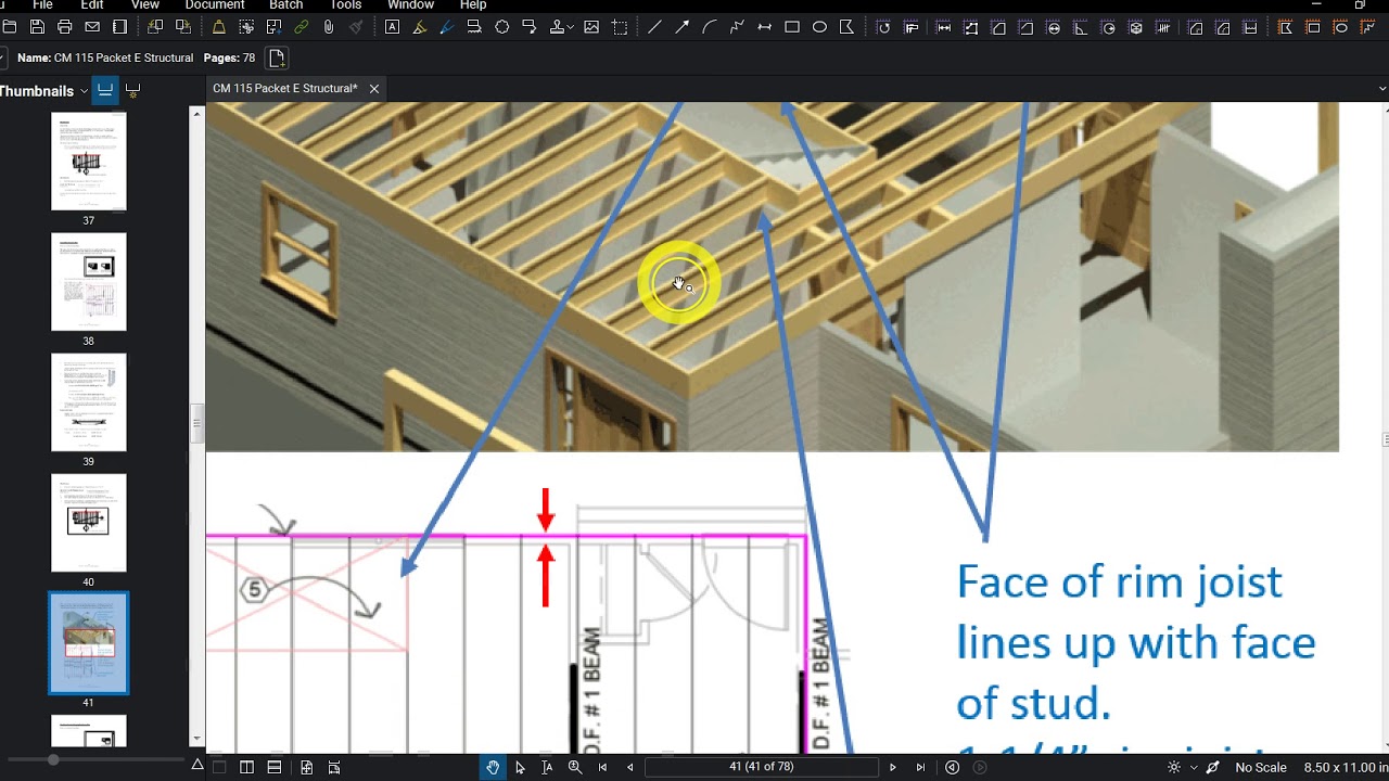 Autocad - 2nd Floor Framing Plan