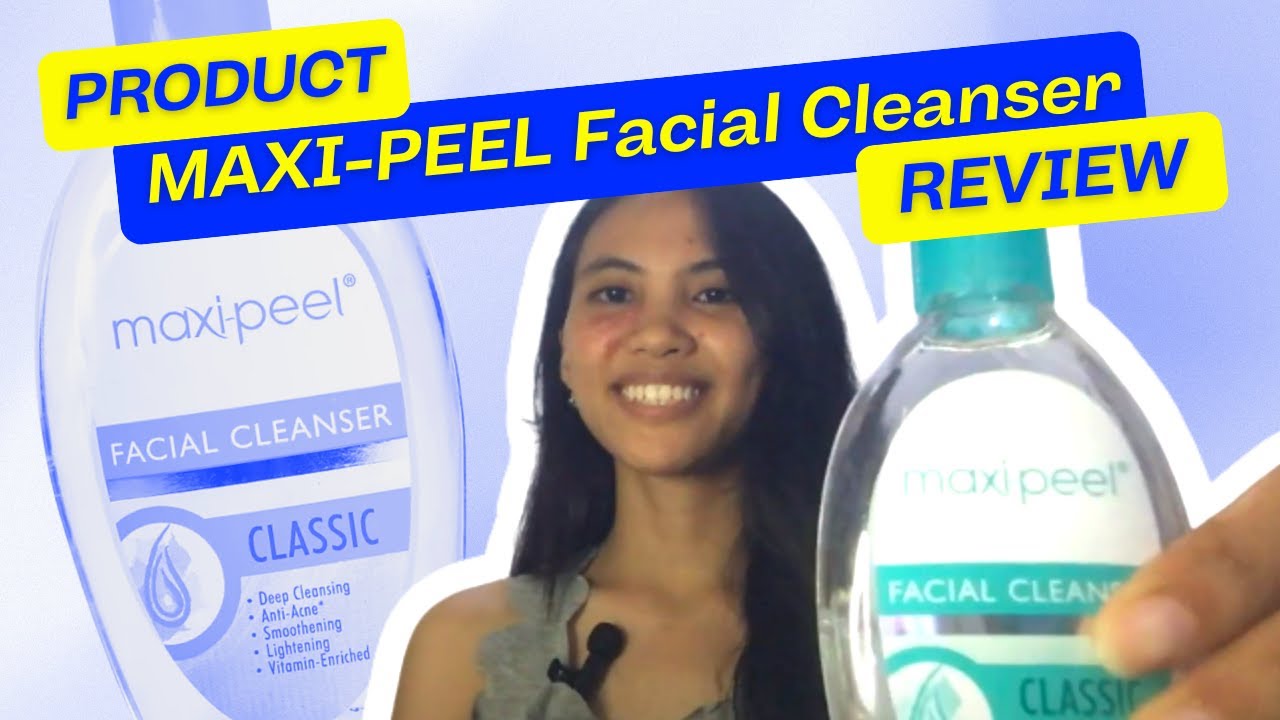 MAXI-PEEL Facial Cleanser | Skin Care Review | 0332