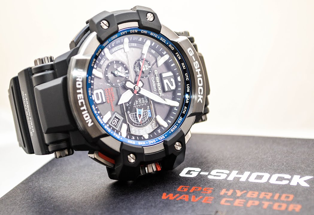 Casio GSHOCK GRAVITY MASTER GPW1000-1A REVIEW | How To Set Time | LIGHT DISPLAY