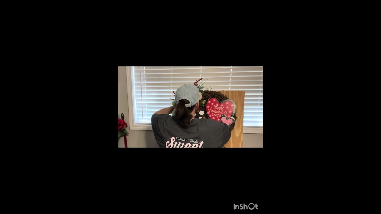How I Made This Valentine Wreath From Start to Finish, How to make a Valentine Wreath 
