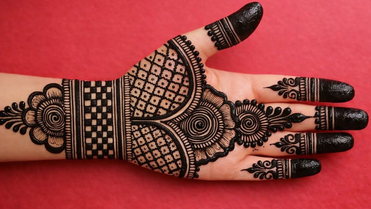Easy beautiful new front handmehndi design | easy stylish latest mehandi design | mehandi design 