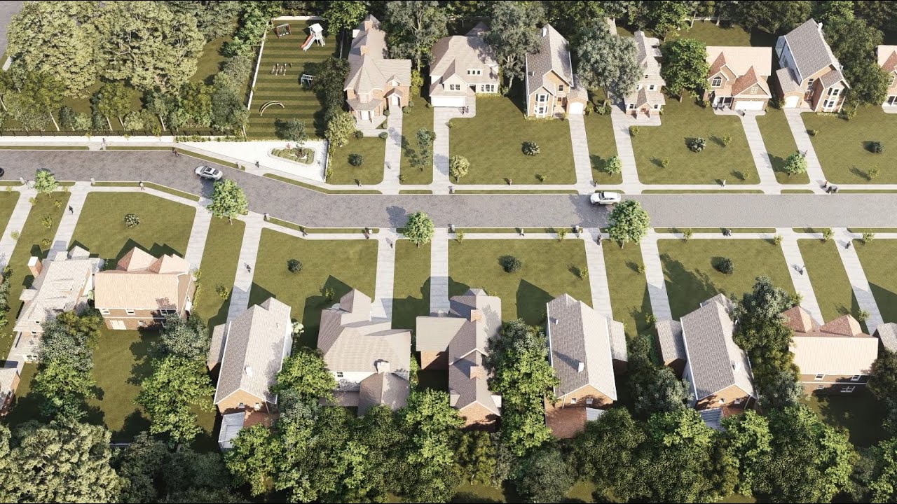 Community Masterplan I 3d Animation