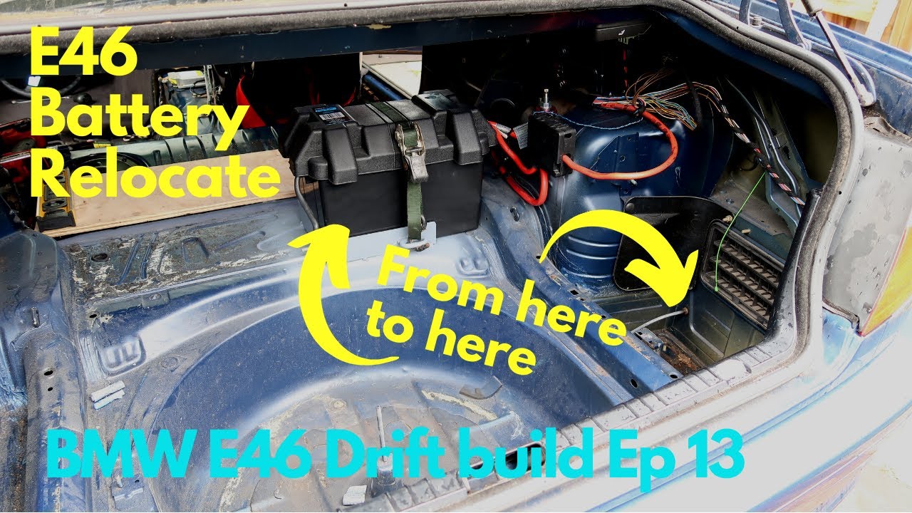 BMW E46 323ci Drift Build | Ep 13 - Relocating Battery