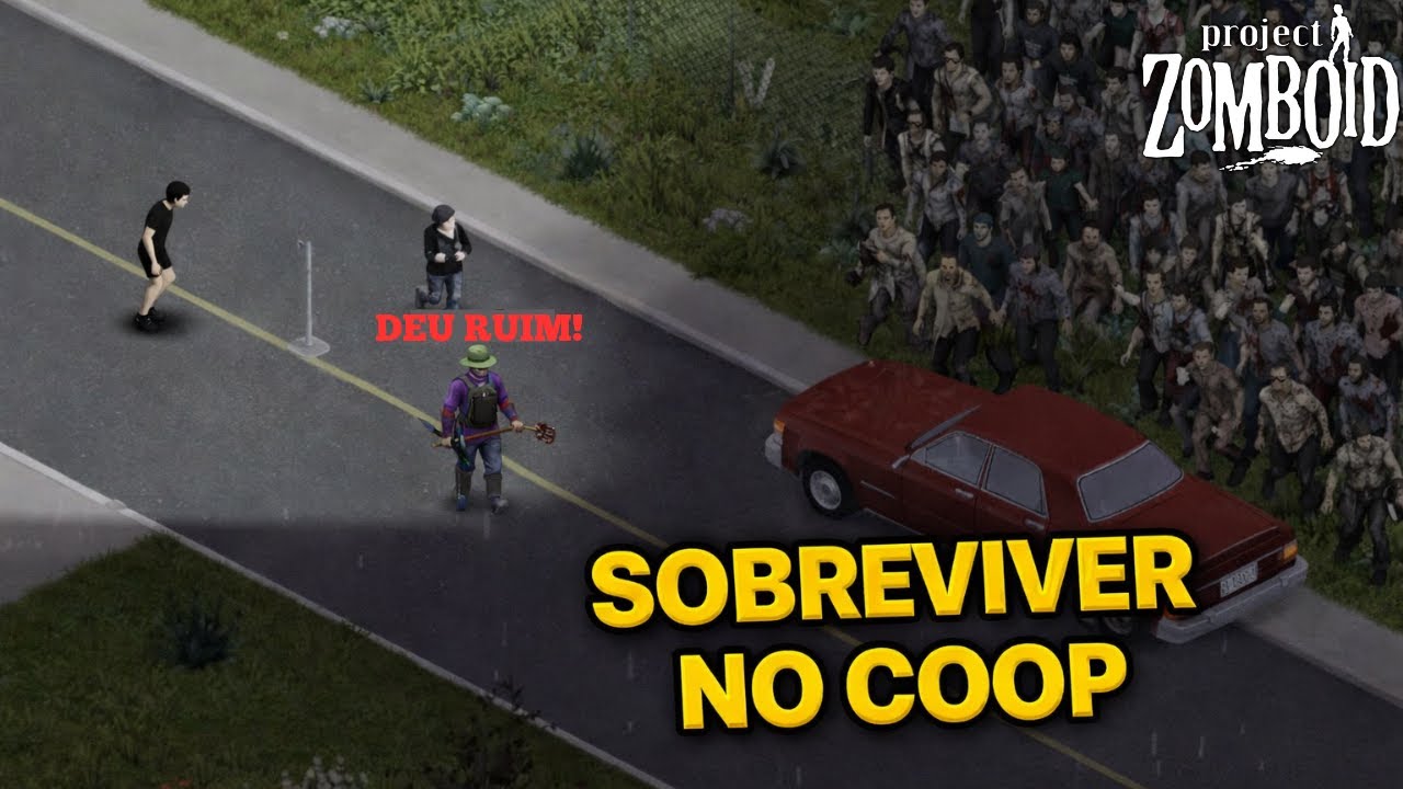 Encurralados! Tentando Sobreviver no COOP | Project Zomboid B42 #10