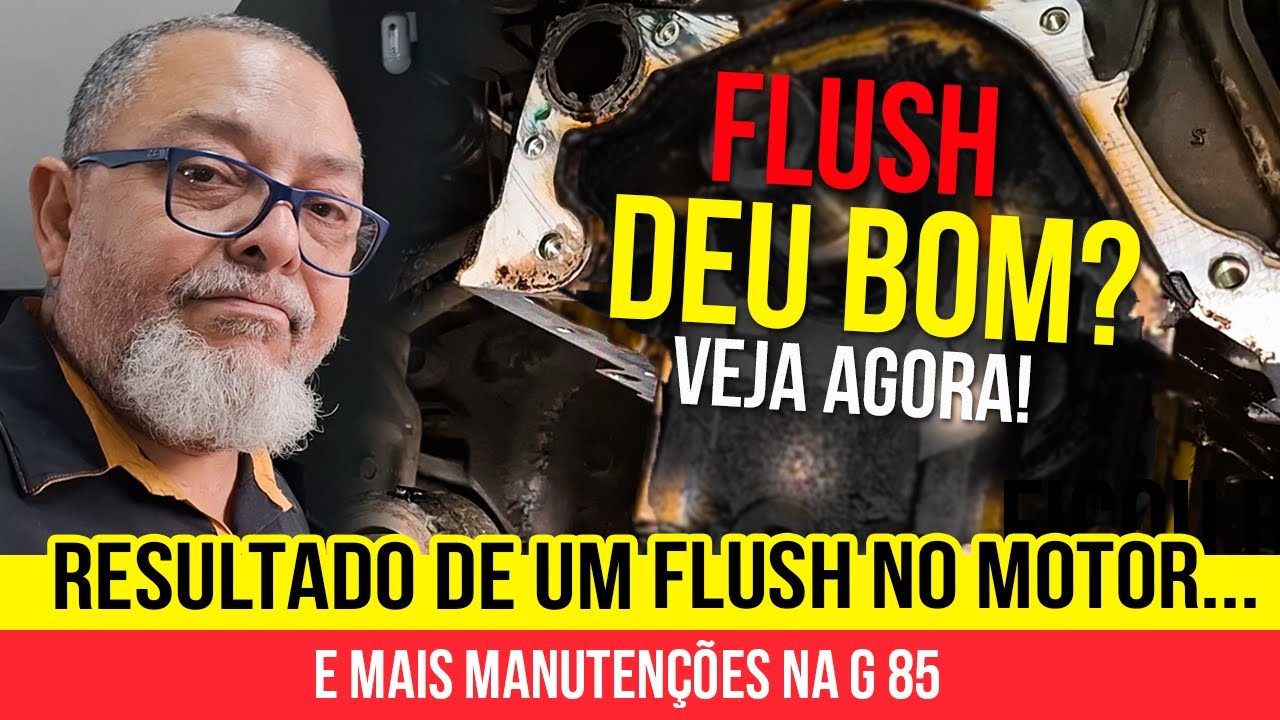 VEJAM RESULTADO DE UM FLUSH NO MOTOR...E MUITO MAIS !!!