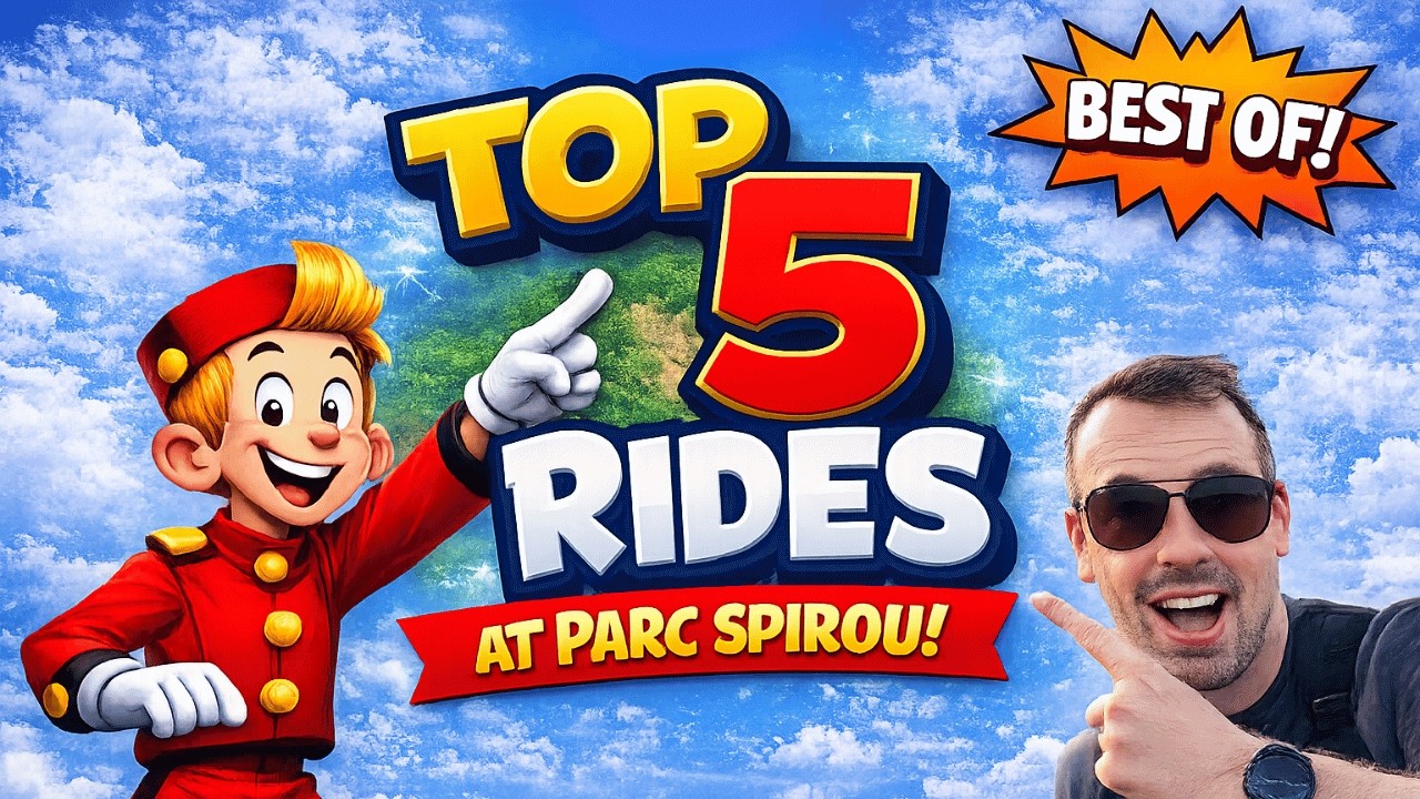 Top 5 Rides at Parc Spirou 🎢 | The Best Attractions Ranked!