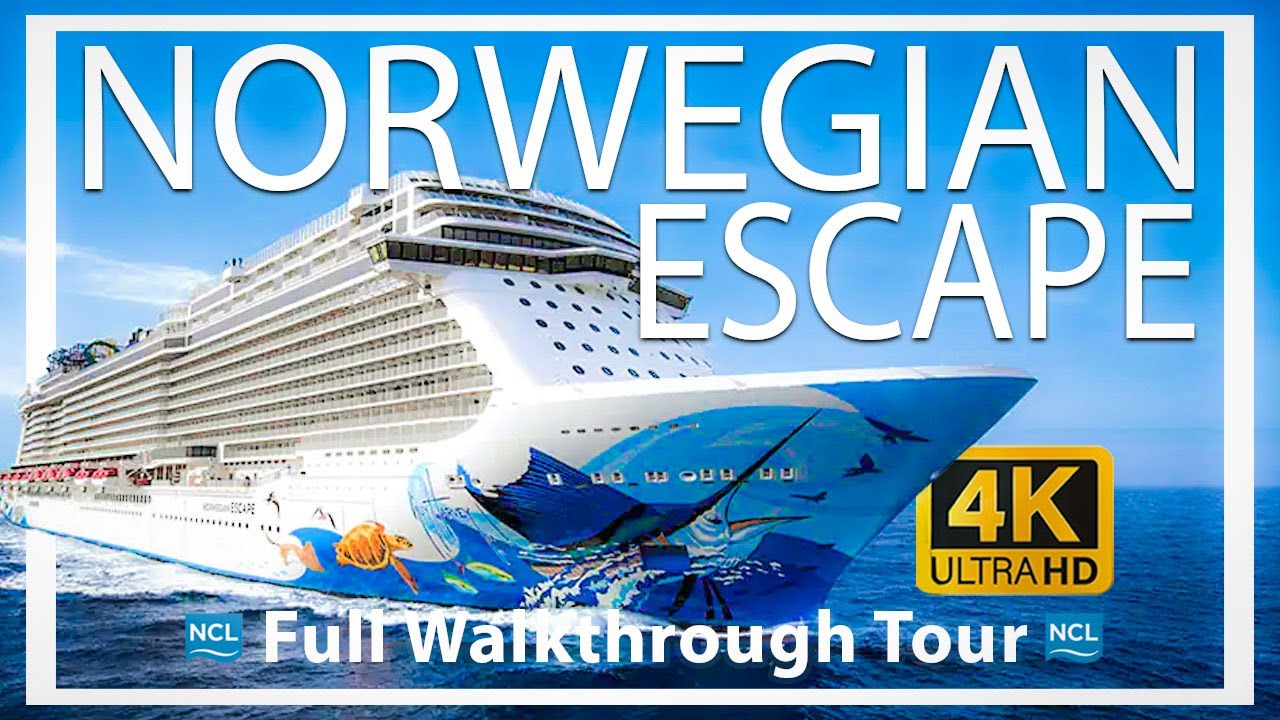 Norwegian Escape | Полное пошаговое руководство и обзор | 4K Ultra HD | Norwegian Cruise Lines