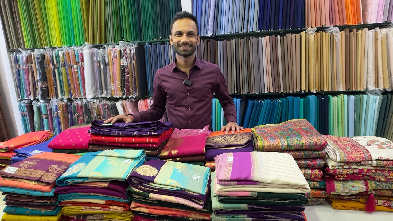 Bangalore Wholesale Ugadi Festival Special Premium Quality Sarees | Single Saree Courier Available