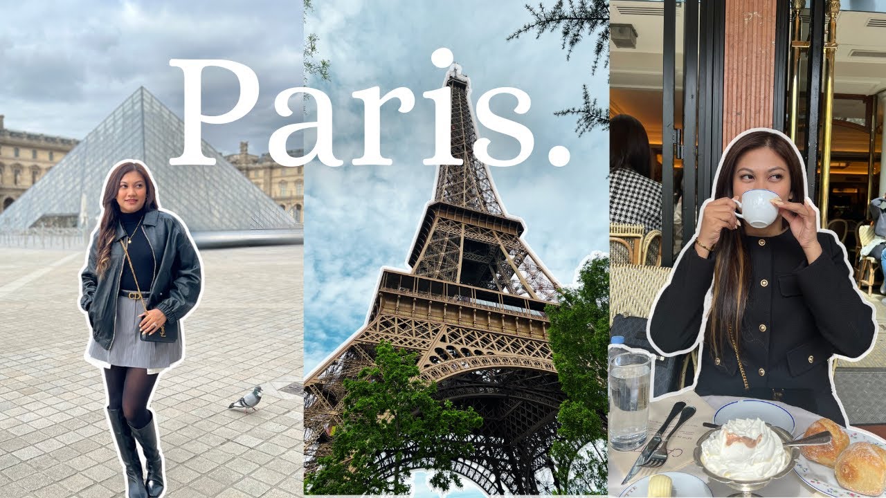 PARIS TRAVEL VLOG | eiffel tower, cafes, river cruise, good food, and parks