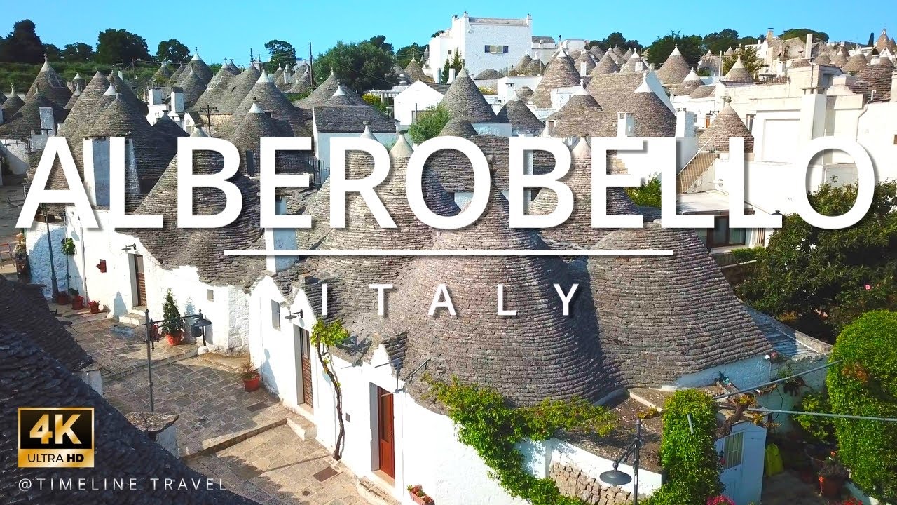 Alberobello Italy 🇮🇹 | Fairy Tale Trulli Houses & UNESCO Town Walking Tour [4K] #timelinetravel