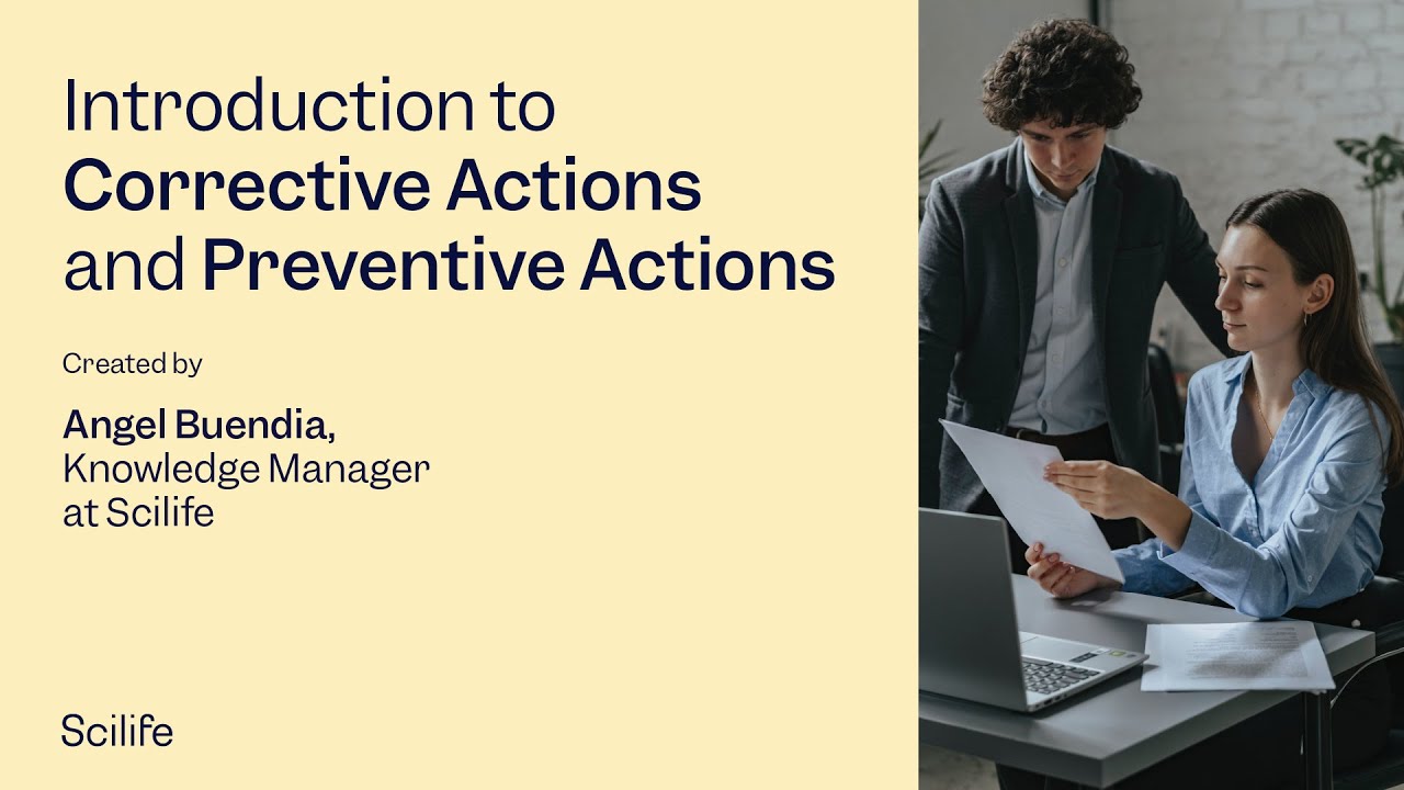 Introduction to Corrective and Preventive Actions