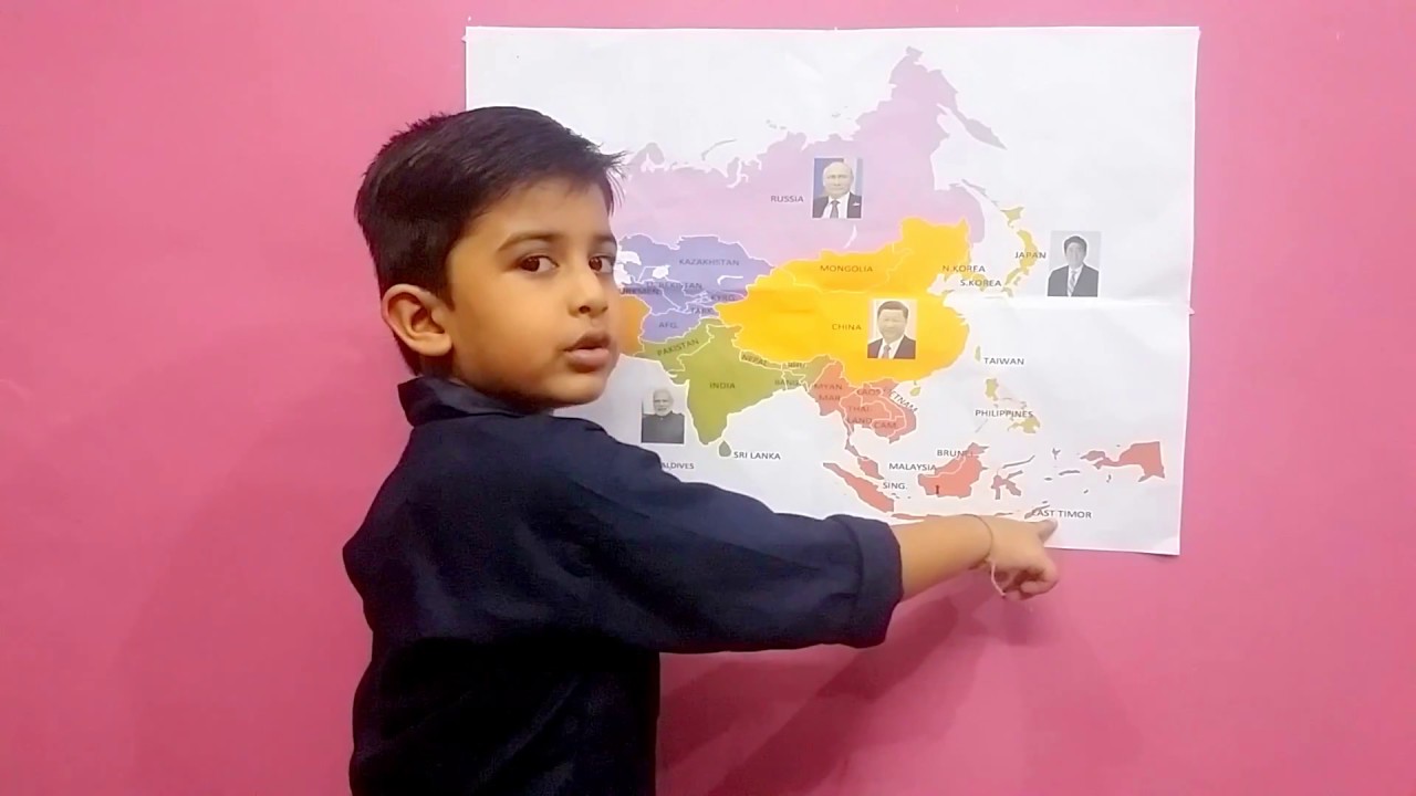 #AyanJain Asian countries and their capitals with Hindi and English Subtitles: Ayan