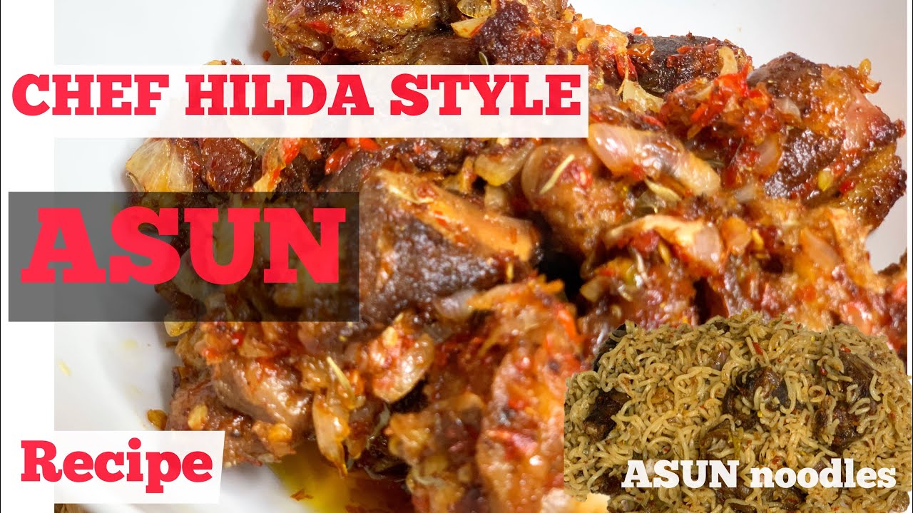 I TRIED @hildabaci1  ASUN RECIPE | PEPPERED GOAT MEAT RECIPE + temilayo&mom