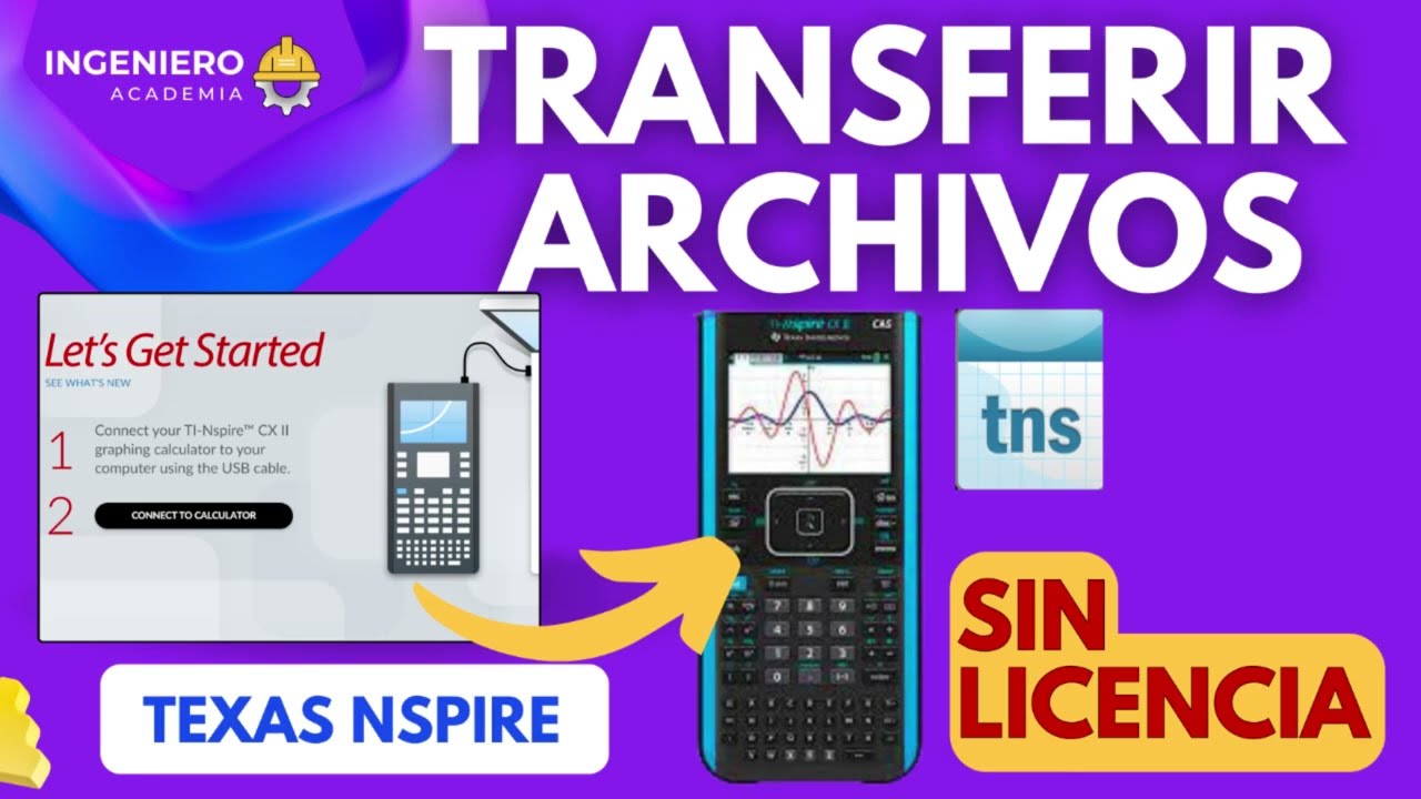 TRANSEFERIR ARCHIVOS a calculadora Texas Ti-nspire SIN TENER LICENCIA del softawere.