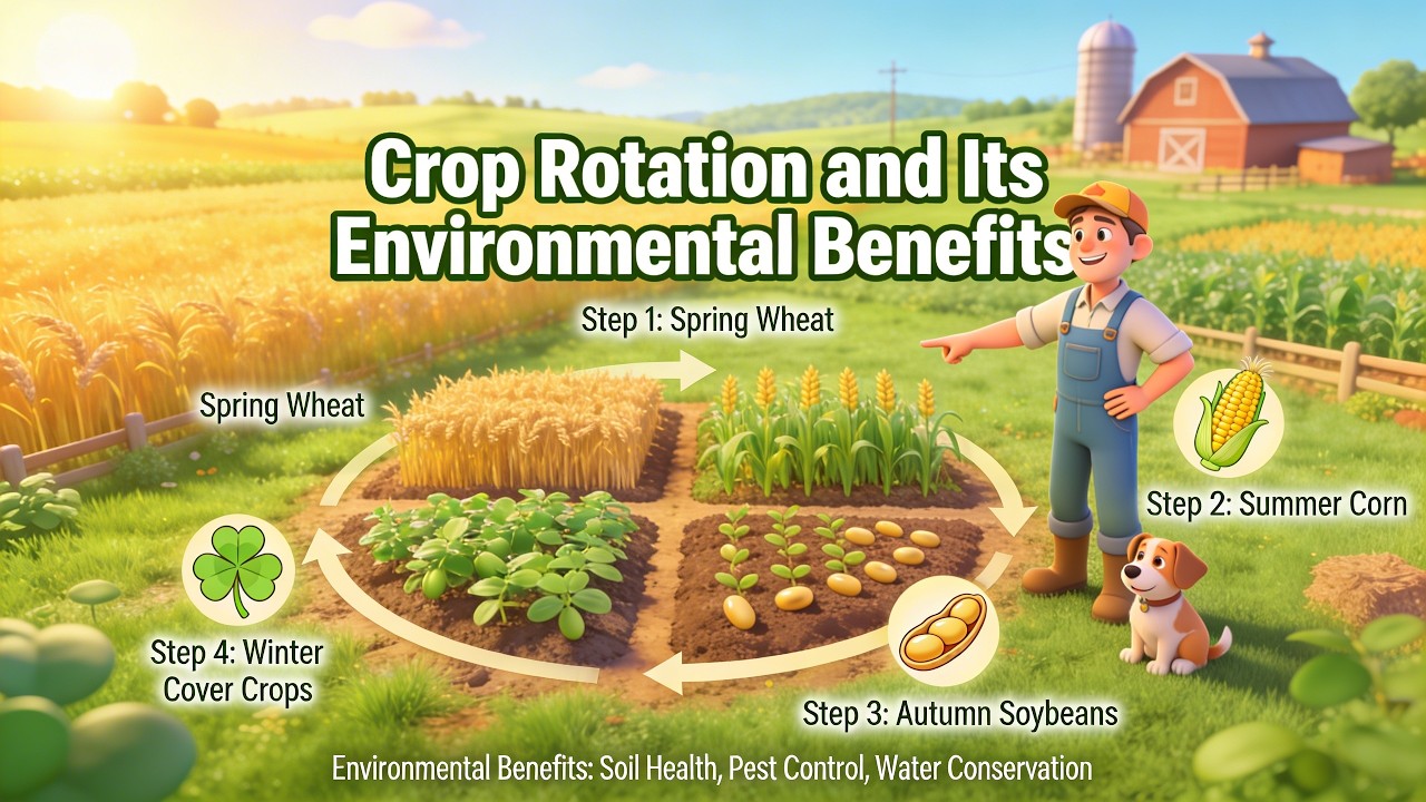 Crop Rotation and Its Environmental Benefits: A Sustainable Farming Practice! (2 Minutes)