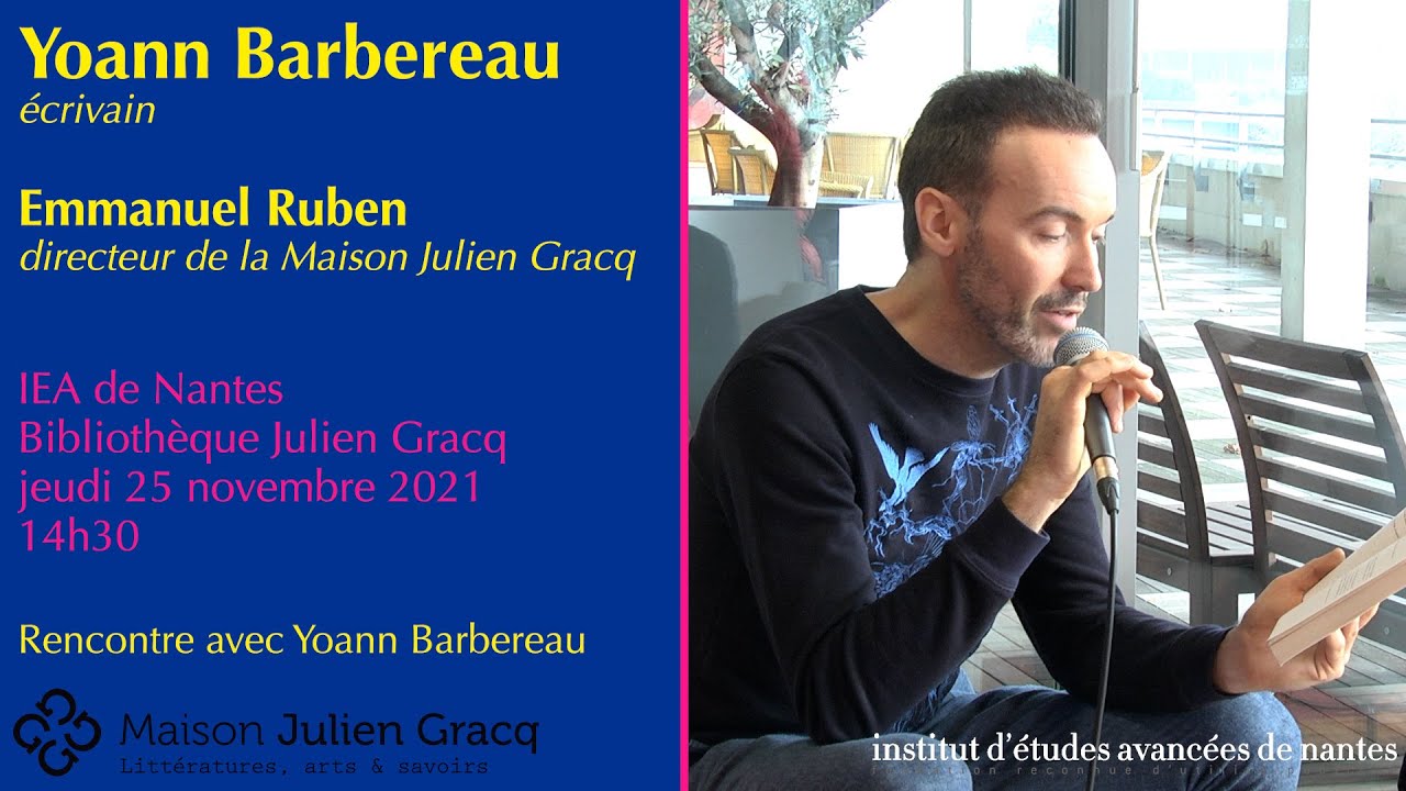 #01 - Yoann Barbereau - Les jeudis de la biblioth&egrave;que Julien Gracq