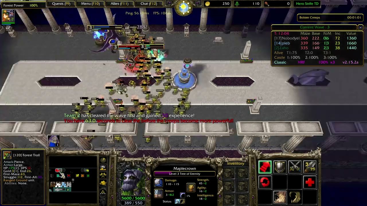 Warcraft 3 Hero Strife TD #3 - A hell of a game