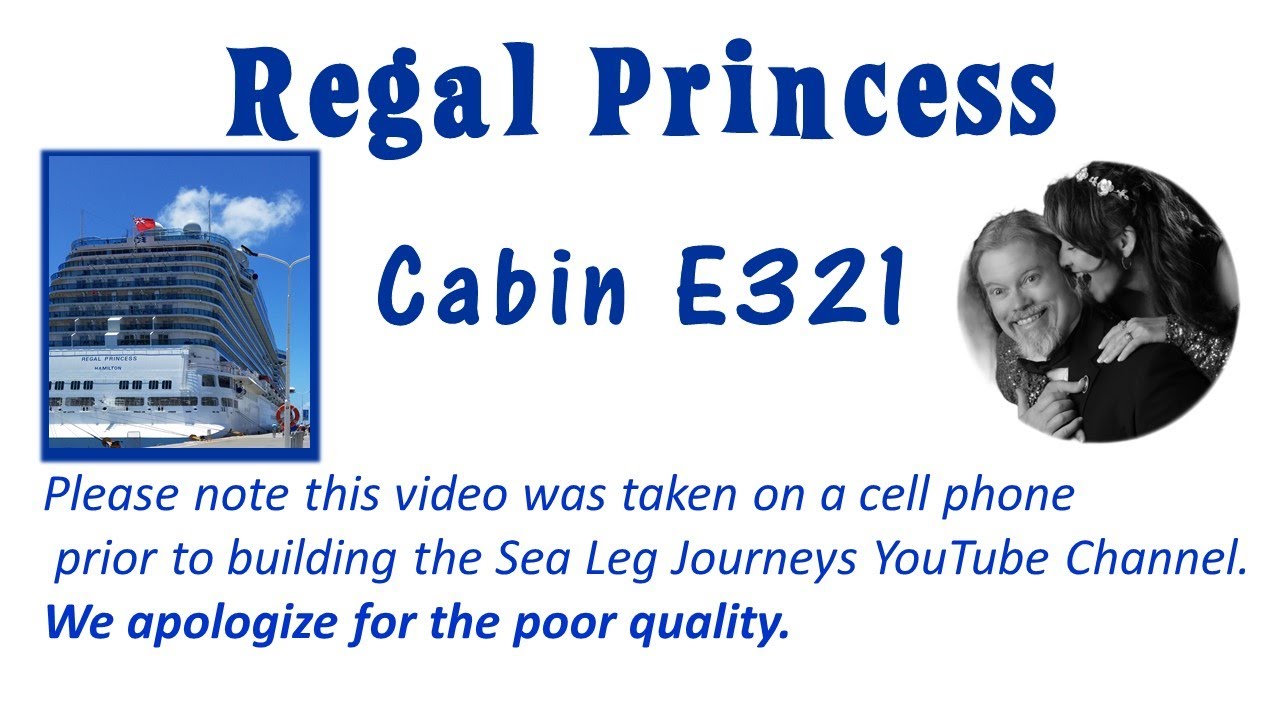 Внутри каюты Regal Princess E321 | Экскурсия для инвалидов-колясочников