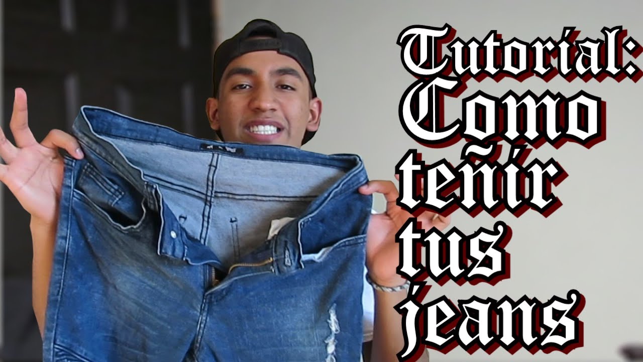COMO TEÑIR UNOS JEANS - Mosh Moshan