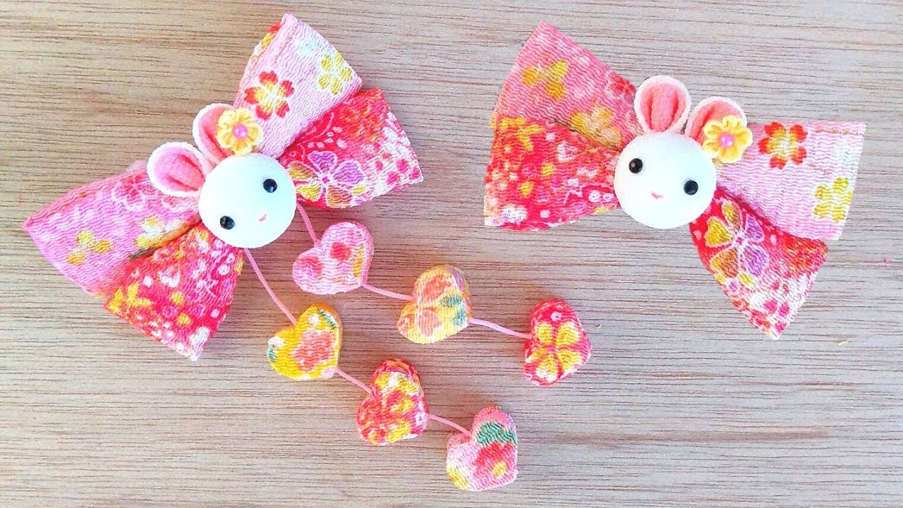 【七五三】うさぎのリボン🎀髪飾り【ひな祭り】