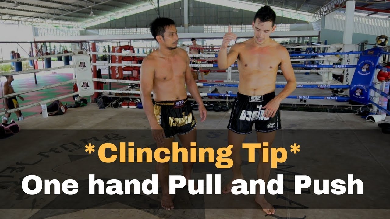 Beginner Muay Thai Clinching Tips: Using One Hand to Throw Opponent